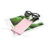 Bolsa de Cordón de Fibra Atmosférica Simple Personalizada con Espejo Color Sólido Bolsa de Cordón para Teléfono Móvil Bolsa de Tela para Gafas Bolsa de Almacenamiento con Logo Imprimible