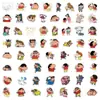 60 hojas/100 Zhang Riman crayón Xiaoxin favorito de los niños colección de pegatinas pequeñas DIY creativo vaso de agua escritorio de computadora