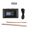 Medidor de Tensão Corrente Potência 9 em 1 Instrumento de Medição Multifuncional Tela Colorida LCD Medidor de Tensão Corrente CC CC 4-30V