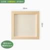 Marco de fotos de arcilla de madera maciza, hecho a mano, bolsa de material de arcilla para manualidades, obras de arcilla de colores para niños, pintura decorativa, marco de fotos de exhibición, marco vacío