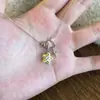 Collar de Estrella Amarillo Claro con Goteo de Aceite para Mujer 2024 Nuevo Estilo Exquisito Dulce Fresco Versátil Y2K Cadena para Clavícula