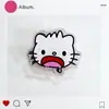 Hello Kitty Clip de PP Rosa de Alto Valor Multicapa Gato Kt Acrílico Joyería Clip para Notas Clip para Exámenes Tarjeta