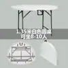 Mesa Redonda Simples Dobrável para Uso Doméstico, Mesa Redonda Grande de Plástico, Mesa Dobrável para Barracas de Comida ao Ar Livre, Mesa e Cadeiras para 10 Pessoas