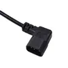 Cabo de Alimentação Codo Americano Plug C19-C20, Cabo de Extensão Três Vias Macho-Fêmea 90 graus Angulado Reto Cabo de Força PDU