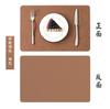 Manteles Cuadrados de Cuero en Stock, Posavasos Resistentes al Calor, Manteles de Mesa, Manteles para Mesa de Comedor del Hogar, Manteles para Platos, Manteles para Tazones, Personalizables con Logo