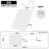 Etiqueta de Plástico Colgante 100*100 Integrada con Tarjeta Zhongtong Yunda Anneng Etiqueta de Identificación Etiqueta de Etiqueta de Lazo de Cable para Entrega Express
