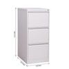 Gabinete colgante de mano de obra blanco, gabinete de cajones verticales, gabinete de datos de oficina con cerradura, gabinete de certificado, gabinete de oficina multifuncional, archivador