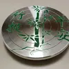 Plataforma Giratoria para Escultura Figura de Escultura de Arcilla Modelo Mesa Giratoria para Decoración de Tuberías Mesa Giratoria para Pasteles Aleación de Aluminio Plato Giratorio de Cerámica Doble Cara