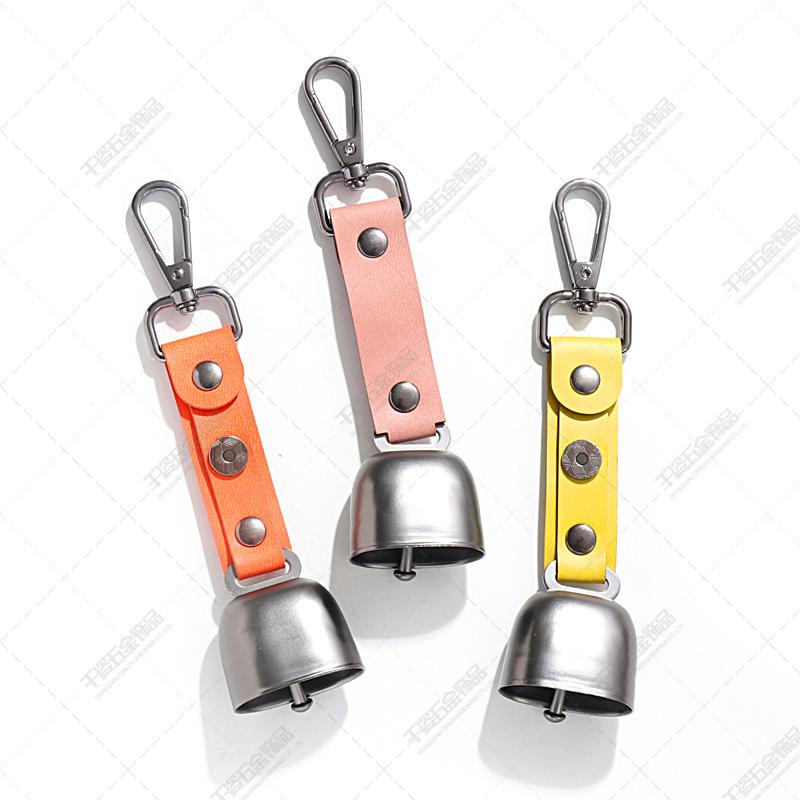 彩色皮扣熊铃21