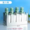Portavasos de Papel de Acero Inoxidable Comercial, Estante Multifuncional de Almacenamiento para Cafetería, Portavasos, Popotes y Servilletas para Tienda de Té de Leche