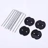 Clavos de Tierra en Forma de U, Clavos para Tela a Prueba de Insectos, Clavos Galvanizados para Invernadero, Huerto y Acolchado, Clavos para Tienda de Campaña Exterior, Clavos para Fijación de Plantas