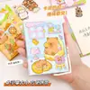 A7 Desenho Animado Bolso Livro Personalizado Estudante Capivara Mini Caderno Diário Portátil Escritório Bloco de Notas Livro Pequeno