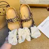 Zapatos de ballet con estampado de lunares estilo Ins, leopardo KT, accesorios para DIY, dijes de zapatos de moda y versátiles, hebillas decorativas para zapatos con agujeros