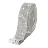 Tira de Código Adhesiva de Diamante de Cristal DIY Tira de Diamantes Autoadhesiva de Pedrería Cinta Decorativa Accesorios para Ropa Accesorios Cinta de Diamantes Adhesiva de Fusión en Caliente
