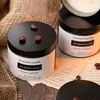 Vela Perfumada Clásica en Lata Negra Souvenir, Artículo de Venta Caliente Transfronterizo, Pequeño Regalo Práctico, Adorno de Aromaterapia