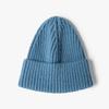 Inverno quente versão coreana chapéu de malha que combina com tudo cor sólida versão leve chapéu de lã crianças podem ser logotipo padrão chapéu de malha da moda