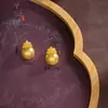 Mismo estilo que la tienda de oro, colgante de flor de loto con incrustaciones de diamante y oro de arena método antiguo, collar con colgante de cuenta de oro que concede deseos estilo chino nuevo