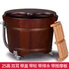 Balde para Banho de Pés em Jacarandá Balde de Madeira com Rodas e Drenagem Balde para Banho de Pés Bacia para Pés Bacia de Madeira Balde de Madeira para Banho de Pés Atacado