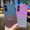 Adecuado para iPhone 18 Pro Max Funda Magnética para Teléfono Degradado Dos Tonos Apple 17 con Protector de Lente 16 Pro Anticaídas