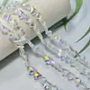 Cuentas de Cristal con Forma Especial de Melocotón Torcido Cuentas para Manualidades Cuentas Sueltas Cuentas de Vidrio de Cristal Cadena para Teléfono Móvil Accesorios de Joyería Venta al por Mayor