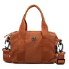 Bolso Cruzado Casual Simple de Doble Cremallera Estilo Nuevo para Mujer, Bolso de Mano Ligero y Versátil de Tela de Nylon, Bolso de Hombro de Color Sólido para Viajes Diarios