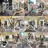 Equipamento de Ginásio Comercial Hip Bridge High Pull Flexão de Pernas Bird Arsenal FIEX Utec Re-gravado