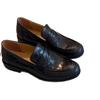 Nuevos Mocasines Slip-On Retro Otoño 2025 para Mujer con Tacón Grueso, Suela Plana, Zapatos Pequeños de Cuero Estilo Británico, Mocasines