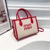 Nova Bolsa Tote de Grande Capacidade 2025 Nova Tendência Bolsa de Ombro para o Trabalho Moda Bolsa Transversal Bolsa de Lona para o Trabalho