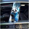Pegatinas para Coche, Calcomanías Decorativas para Pilares de Coche, Belleza Decorativa, Rey Patriótico, Personaje de Anime, Patrón Personalizado, Pegatinas Decorativas para Pilares de Coche de Luffy Modificado