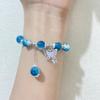 Pulsera de Esmalte de Mariposa con Diseño Original Femenina Diseño de Nicho Ins Nuevo Pulsera de Imitación de Fantasma Verde Regalo para Novia