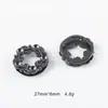 Venta al por mayor de nuevos accesorios de hardware para cuadernos estilo chino, accesorios decorativos para cajas de regalo, cierres huecos redondos de metal vintage
