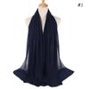 Aliexpress Bufanda de Gasa de Color Puro Perlado Bufanda Larga Turbante Decorativo Turbante para Mujer Bufanda de Gasa Bufanda Simple de Gasa