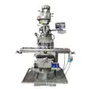 Fresadora de Torreta 4H/5H, Pantalla Digital de Tres Ejes, Alimentación Automática de Herramienta de Tres Funciones, Fresadora de Metal Vertical y Horizontal Multifuncional