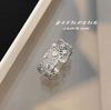 Anillo italiano con textura tallada de oro, cuentas, hilo artesanal, encaje de panal, estilo retro, con diamantes, para mujer.