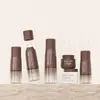Botellas de Empaque Personalizadas de Alta Gama para Cuidado de la Piel, Botellas de Plástico PET de 80ml con Bomba para Loción, Frascos de Forma Especial de 30g para Crema Facial