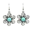 Pendientes Turquesa Estilo Étnico Retro Set de Múltiples Piezas Estilo Viaje y Turismo de Yunnan Pendientes con Borlas Puesto de Lugar Turístico Venta al por Mayor