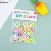 Exportação Transfronteiriça Resina Rosa Pulseira DIY Acessórios de Contas Cartão de Unha de Papel Cabeça Pulseira Acessórios de Contas Contas