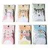 Notas Adhesivas de Combinación de Animales de Dibujos Animados Más Vendidas Transfronterizas, Notas Adhesivas de Forma Especial, Pegatinas Indicadoras Lindas, Pegatinas Infantiles con Adhesivo Fuerte