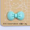 Bonita pajarita DIY, crema adhesiva, funda para teléfono, tocado, papelería, horquilla, joyería, accesorios de resina, venta al por mayor