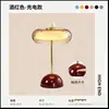 Luminária de mesa estilo creme para quarto principal, nova de alta qualidade 2026 rosa infantil retrô luxo leve recarregável luz noturna ambiente