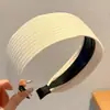 Diadema de Esponja Color Café Otoño Invierno para Mujer Estilo Coreano Uso Diario Versátil Diadema Alta para la Frente para Lavarse la Cara Atadura de Pelo Pinza para el Cabello