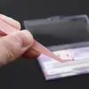 Pinzas para Diario de Mano Acero Inoxidable Pinzas para Pestañas Postizas Pinza de Cabeza Redonda Corta Portátil Fácil para Principiantes Pinzas para Injerto de Pestañas