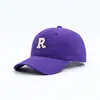 Gorra de Béisbol Casual de Moda Nueva con Forma de R, Gorra de Moda con Letras, Transpirable para Senderismo, Mismo Estilo que las Celebridades de Internet