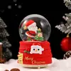 Bola de Nieve Automática Bola de Cristal Decoración del Hogar Carrusel Caja de Música, Exquisita Caja de Música como Regalo de Cumpleaños para Niños