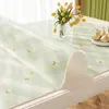 Mantel, lavable, a prueba de aceite, impermeable, PVC, tapete para mesa de comedor, estilo ins fresco y moderno, lujo ligero, sensación de alta gama, protector de escritorio para mesa de centro