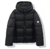 Nueva Chaqueta Corta de Plumas 2025 para Mujer, Holgada y Engrosada, Talla Pequeña, 90% Plumón de Pato Blanco, Abrigo de Invierno con Capucha, Moderno