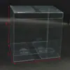 Caja de embalaje plegable transparente de plástico pvc caja exterior figuras hechas a mano para juguetes regalos adornos modelos de coches bandeja interior caja PET