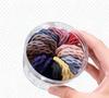 Gomas Elásticas de Caucho sin Costuras de Alta Elasticidad para el Cabello, Ligas Gruesas Duraderas para el Cabello para Mujer, Accesorios para el Cabello para Cola de Caballo