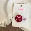 Flor de Cerezo con Lazo de Año Nuevo Pinza para el Cabello Infantil Pinza Lateral Pinza para el Flequillo