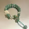 Nova Pulseira de Dança do Leão Estilo Chinês para Mulheres Alto Valor de Cor Pulseira de Miçangas para Festa de Estudantes Acessórios de Pulso 2024 Novo